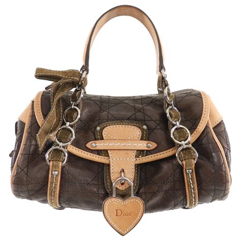 christian dior brown leather bag|Christian Dior boutique handbags.